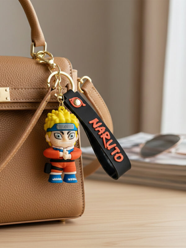 Naruto Uzumaki 3D Keychain, exclusive Naruto keychain, anime 3D keychain, Naruto rubber keyring, Naruto anime merchandise, Naruto hand sign keychain, anime collectible keychain, otaku accessories, ninja keychain, anime gift item